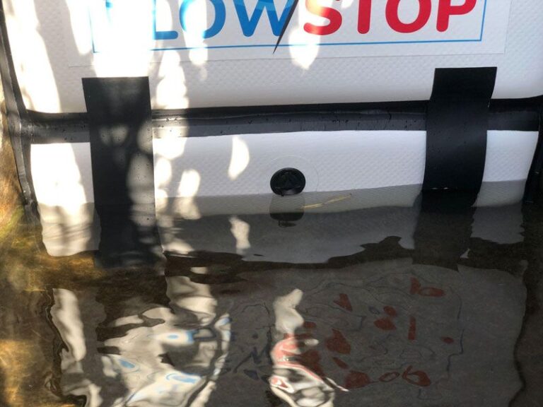 Dropstitch material flooding