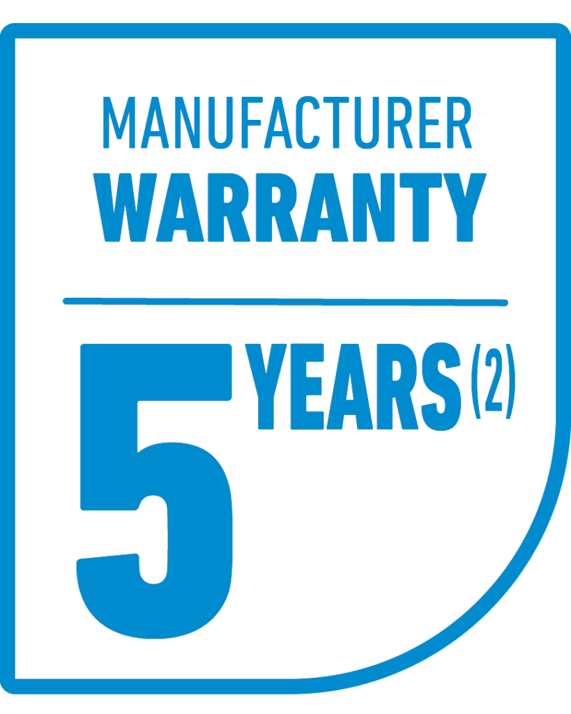 warranty 5 years